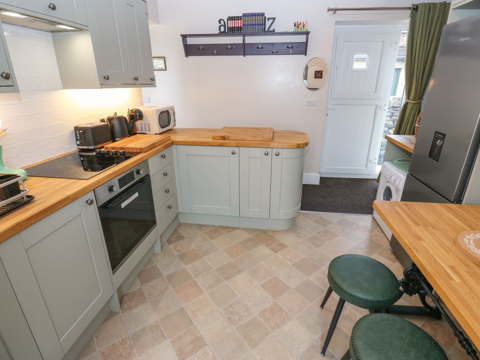 A kitchen with countertop and appliances at The View near Addingham