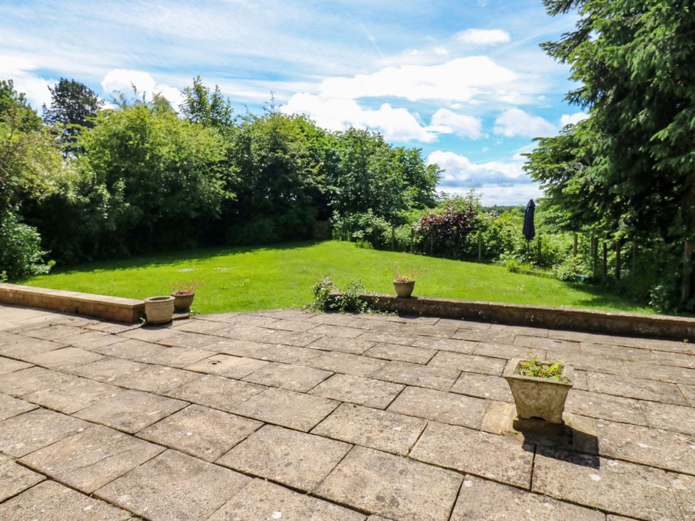 A garden with patio and lawn area at 331 Coniscliffe Road Darlington