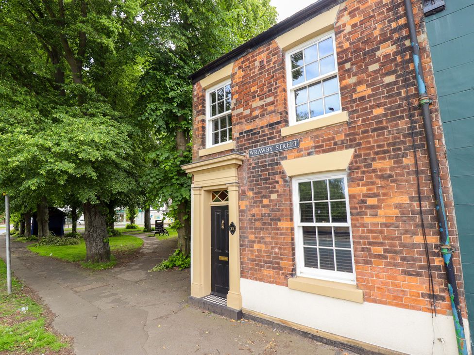 The exterior view of a brick building on Wrawby Street at 35 Wrawby Street Brigg