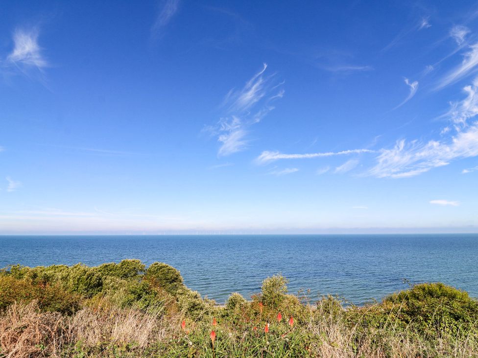 A coastal view showing sea and sky at The Cabin in Herne Bay