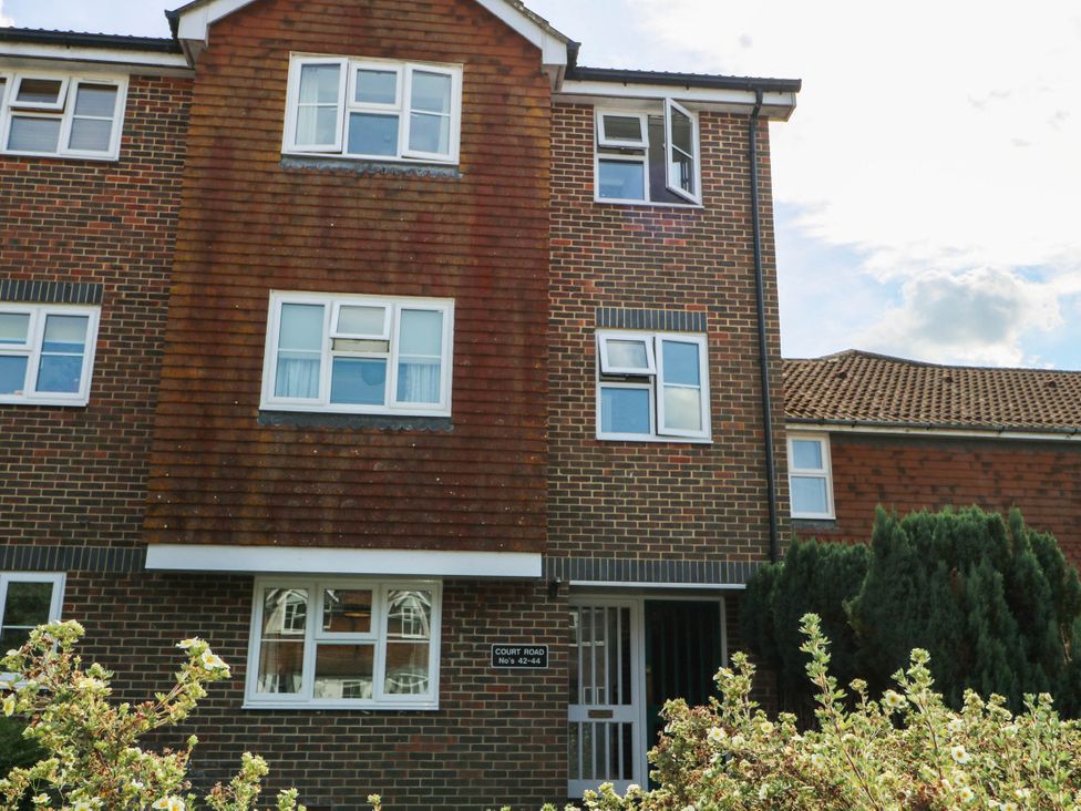 An exterior view of a building on Court Road in Lewes, Sussex