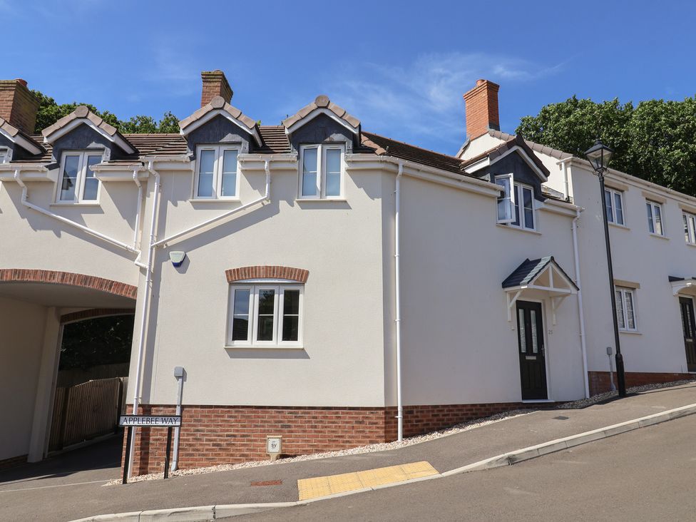 A residential building on Applebee Way at L'Ancresse Cottage in Lyme Regis
