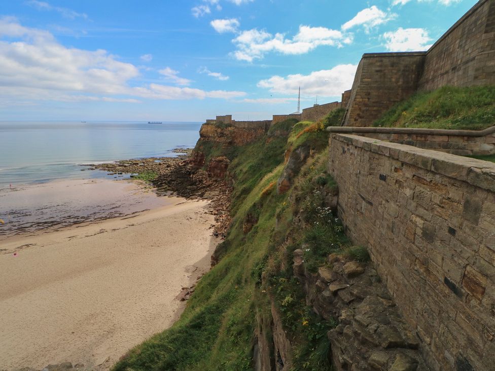 A view of the beach and cliffs at 4 Murrayfields Newcastle upon Tyne