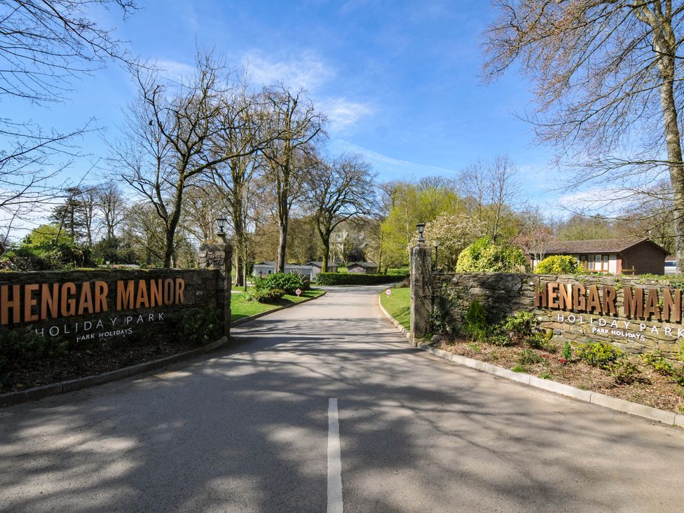 Entrance to Hengar Manor Holiday Park at Hengar Holiday Park near St Tudy