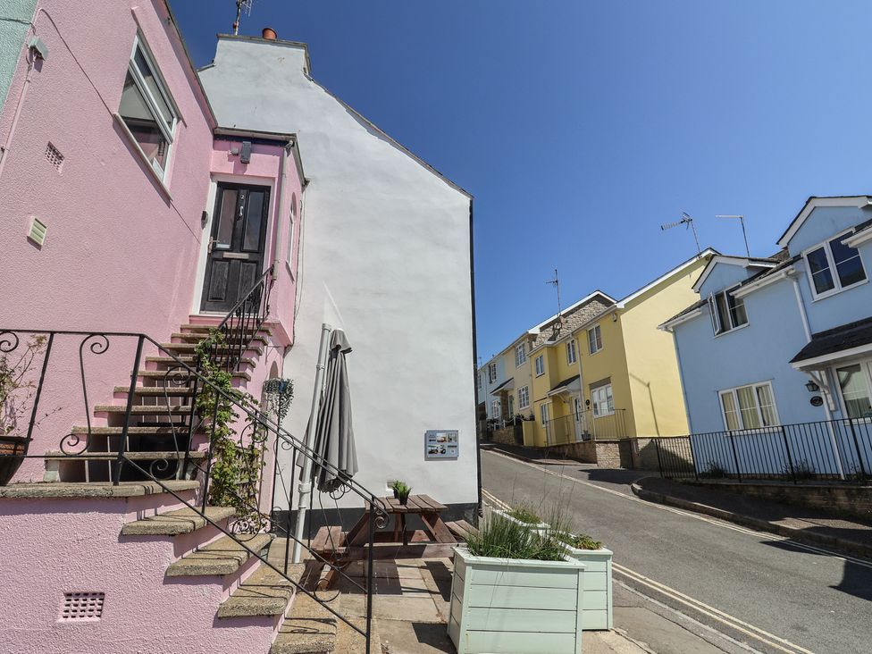 A view of houses and a street at 2 Mill Green Court Lyme Regis