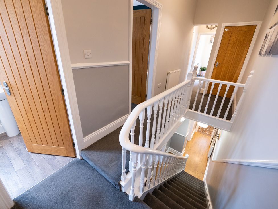 A staircase in a hallway at 38 Ashville Avenue Scarborough