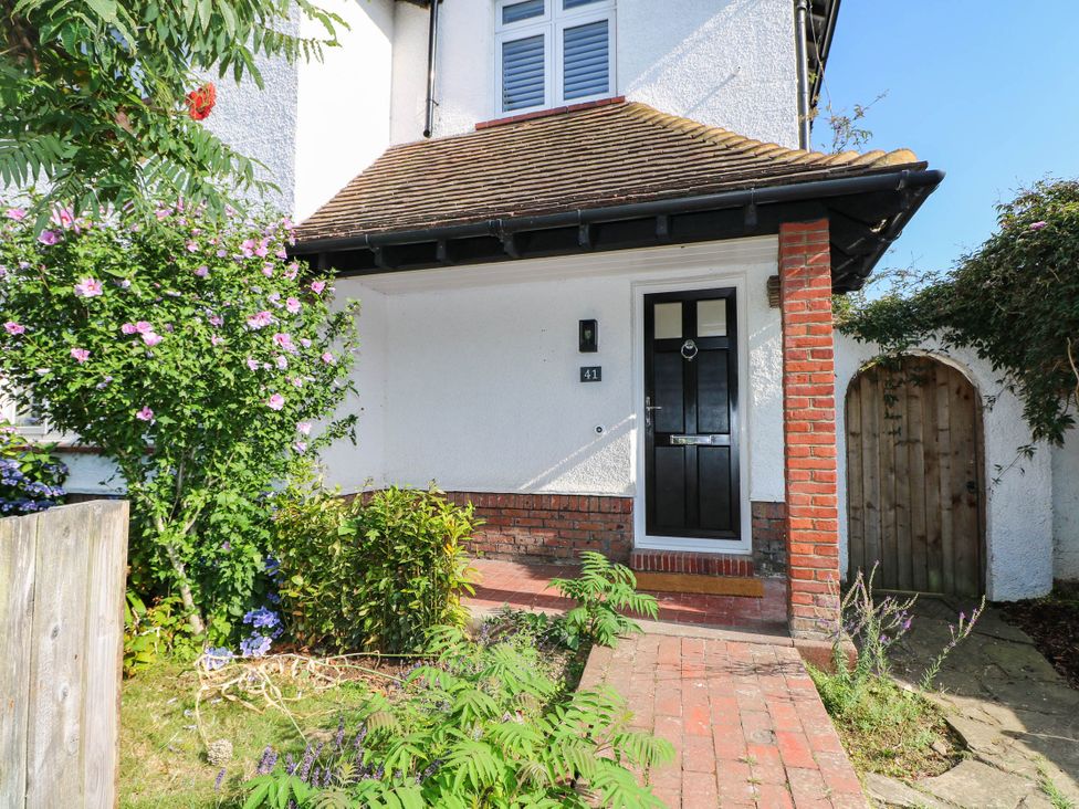 A front entrance with a door and pathway at 41 Terminus Avenue Bexhill-On-Sea