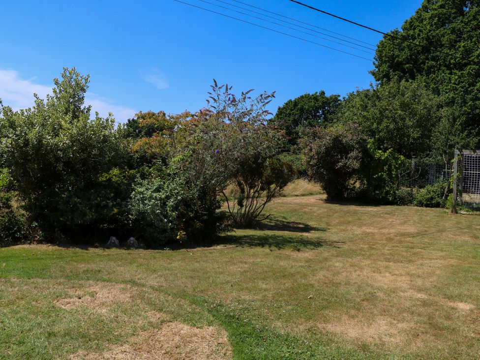 A garden area with grass and various plants at Perry Dees in Minstead