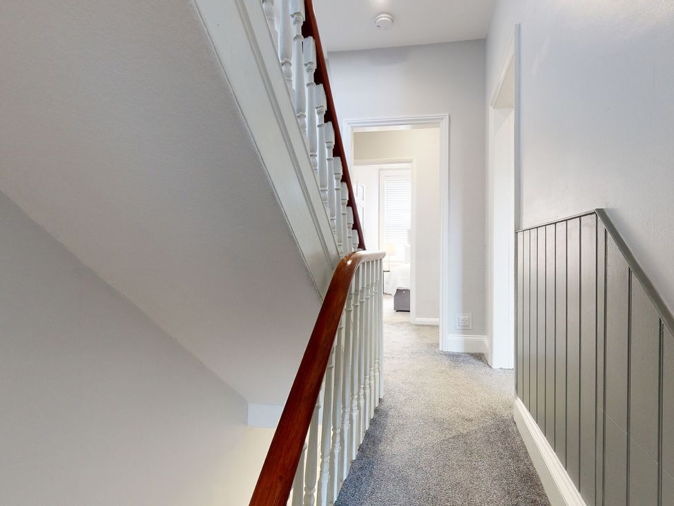 A staircase and corridor at 44 Norwood Street Scarborough