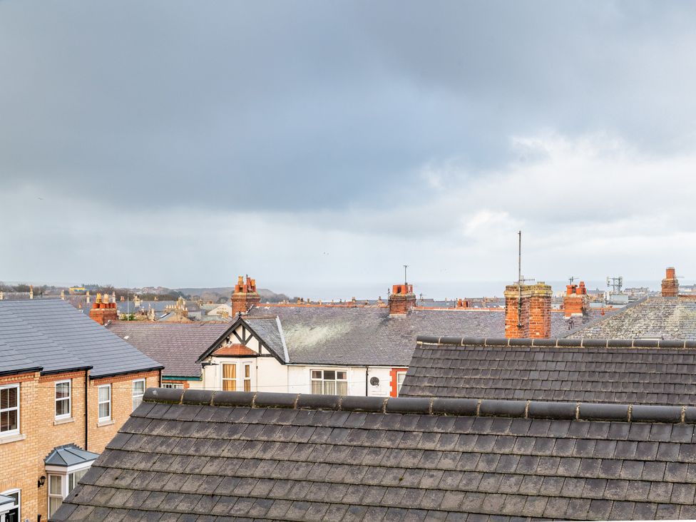 A view of rooftops and chimneys in Scarborough from 44 Norwood Street