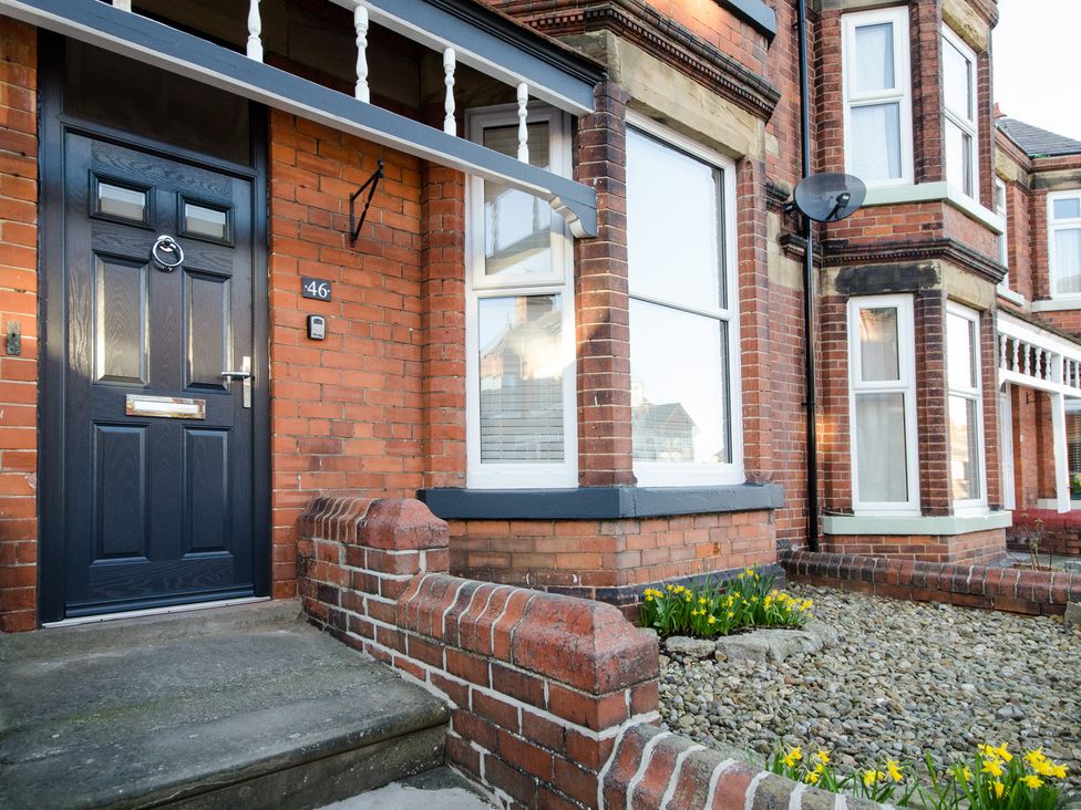 An entrance door with windows at 46 Ashville Avenue in Scarborough