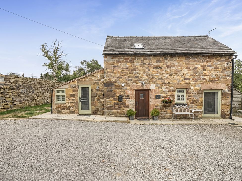 A stone building with a front door and windows at Barn Sleeps 4 Parking Near Alton Towers Waterhouses