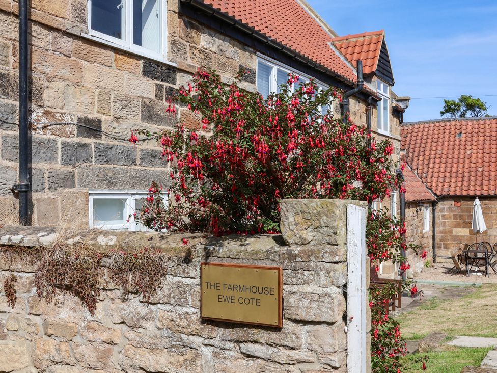 An outdoor view of The Farmhouse at Ewe Cote in Whitby