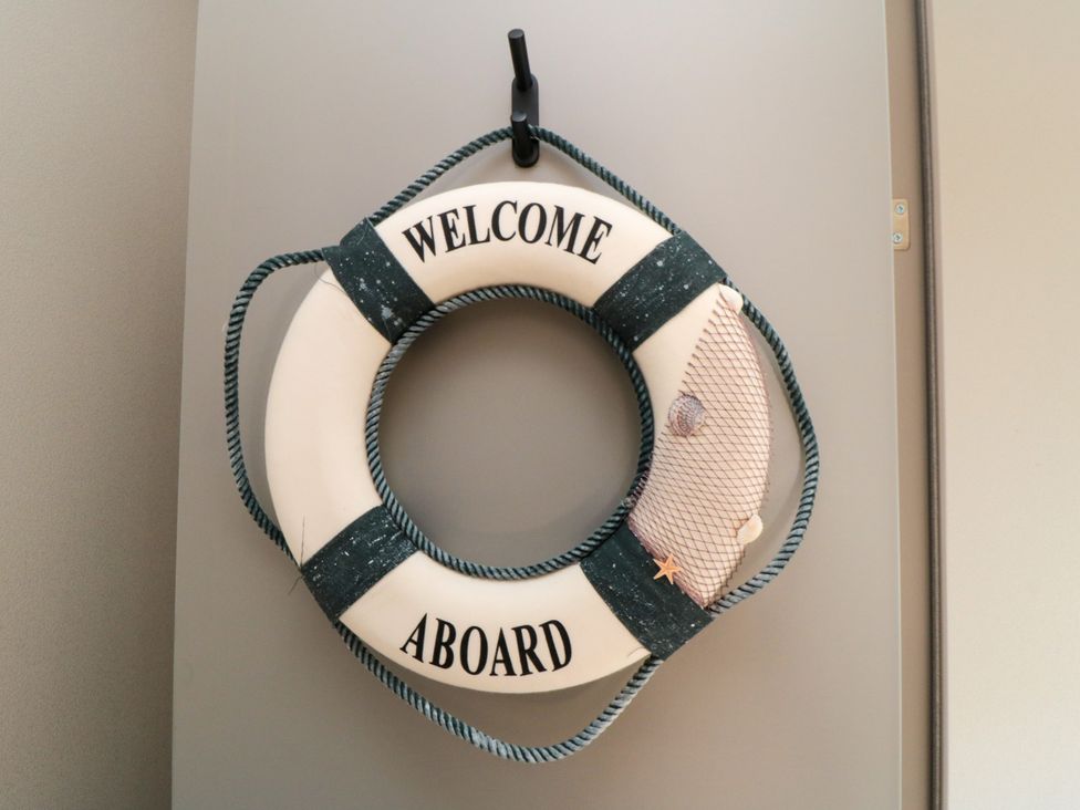A life ring with Welcome Aboard text at 5 Rowen Court in Scarborough