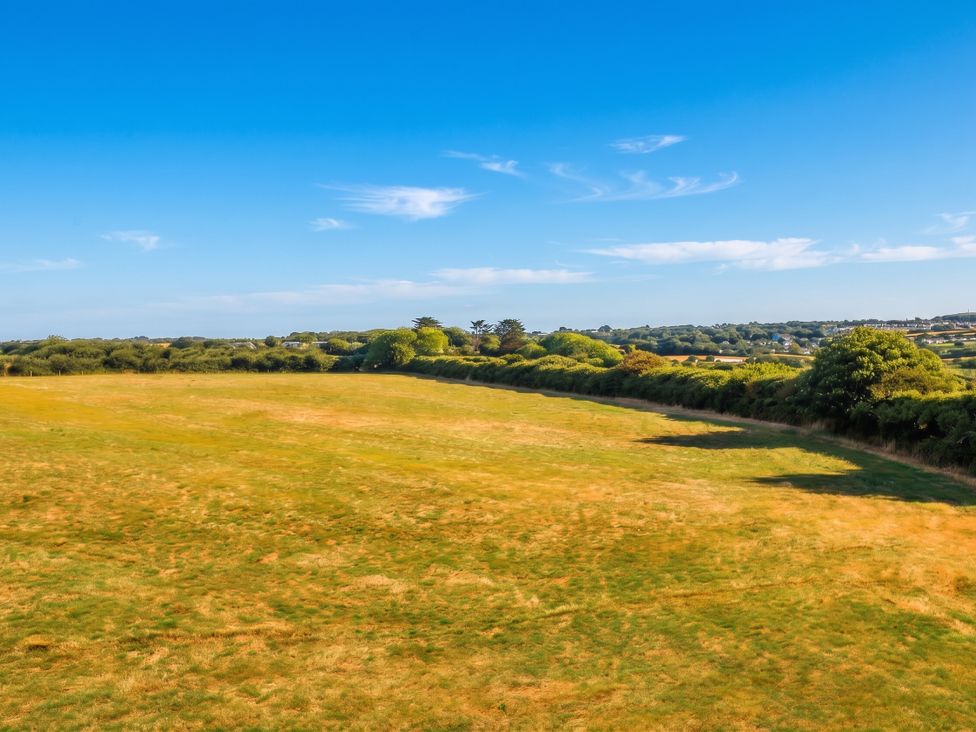 A field with grass and trees at 6 Coswinsawsin Lane near Camborne