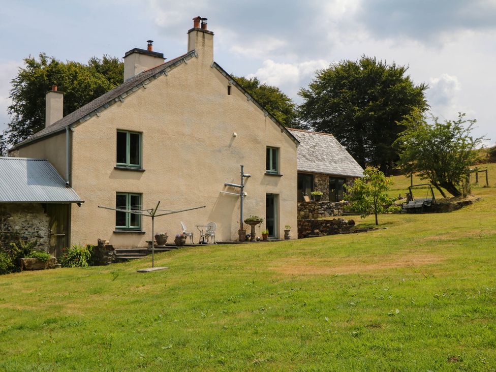 A house with a garden and patio at Little Moorgate Okehampton