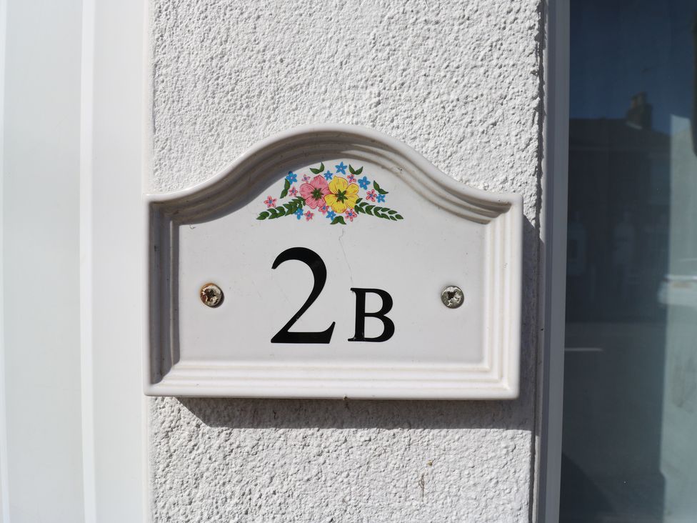 A nameplate with the number 2B at 2B Granville Road Colchester