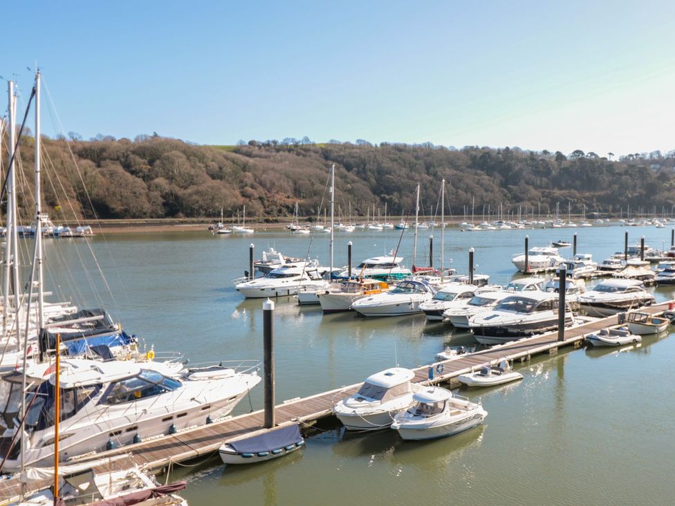 A marina with boats at 33 Dart Marina in Dartmouth