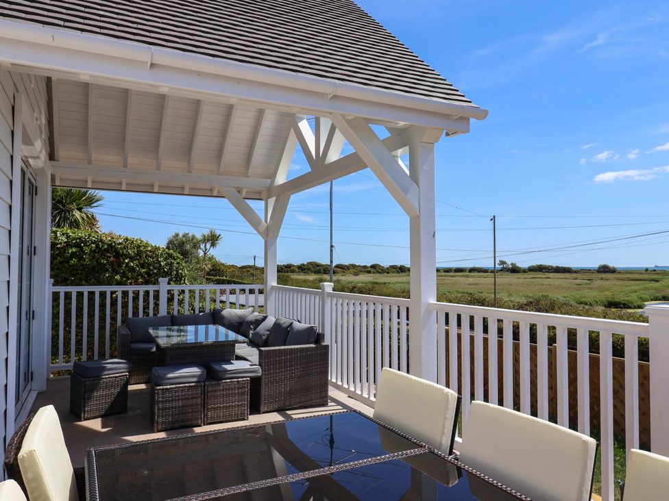 An outdoor space with a patio set at 30 Southdown Avenue Weymouth