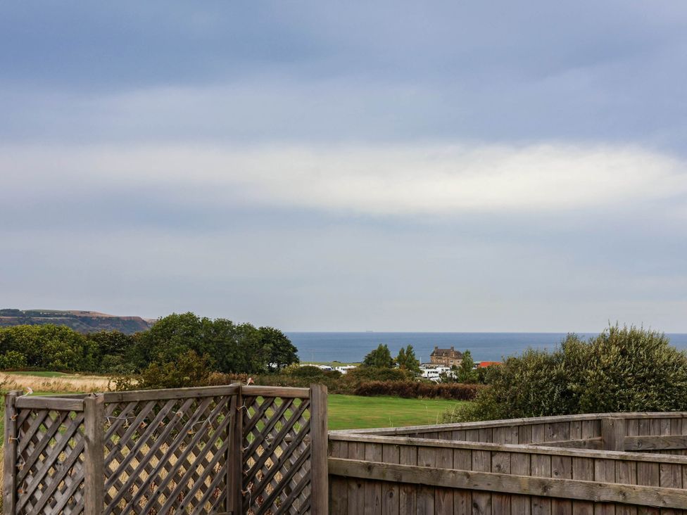 A view of the ocean and landscape at 64 Derwent Road Whitby
