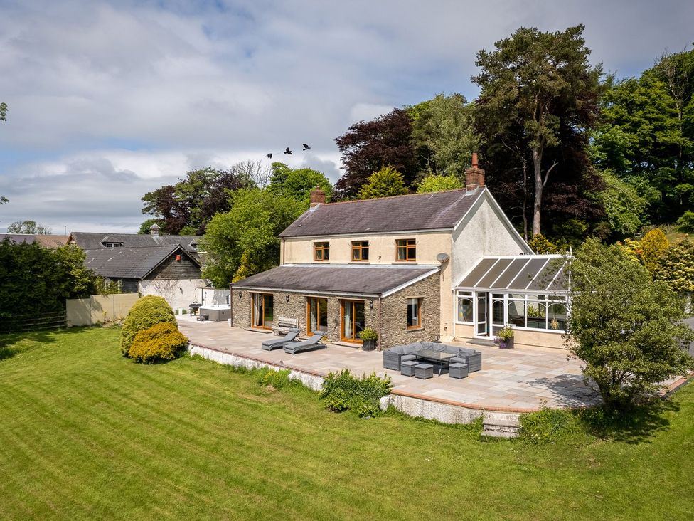 A house with a patio and garden at Blaenachddu Newcastle Emlyn