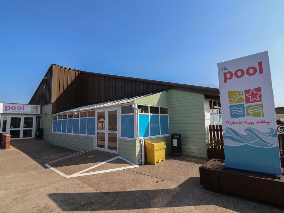 An entrance to The pool at Golden Sands in Kinmel Bay