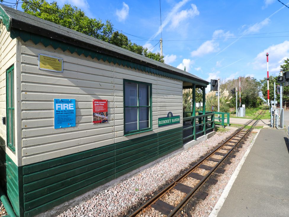 A railway station building at Romney Sands in New Romney