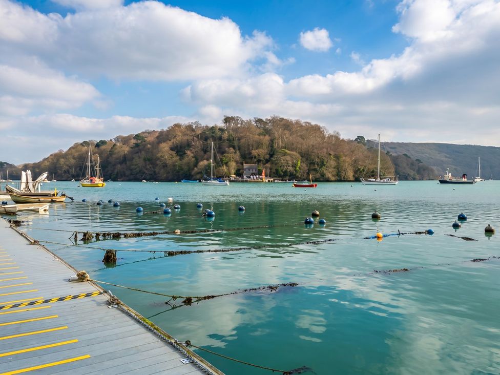 A view of boats on water at Quay Cottage