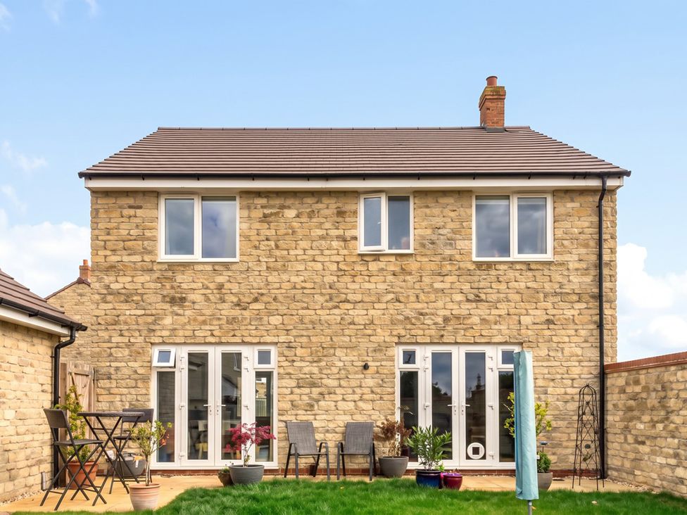 A house with garden furniture at a residential property