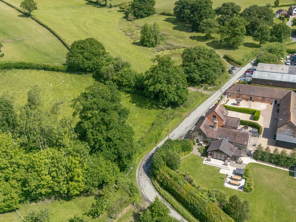 A house with a garden and road at The Milking Parlour in Westhope