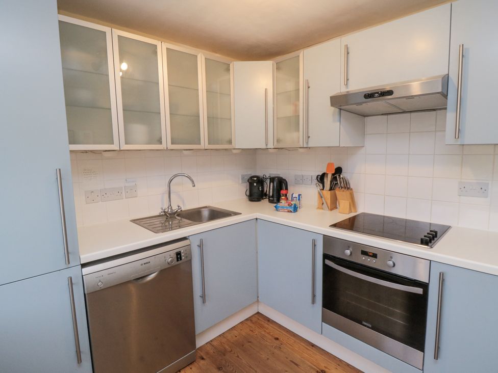 A kitchen with cabinets and appliances at Brookleigh in Hutton-le-Hole