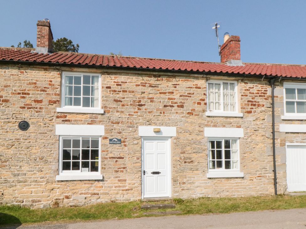 An exterior view of a stone cottage at Brookleigh in Hutton-le-Hole