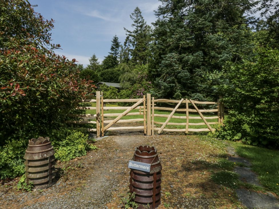 An entrance gate and path at Buttermere near Spark Bridge
