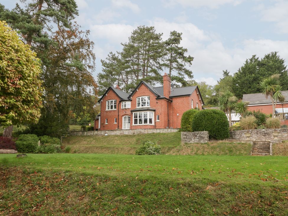 A house with garden and trees at The Croft in Vowchurch near Peterchurch