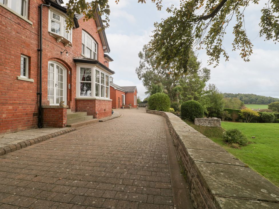 Exterior view of a house with pathway and garden at The Croft Vowchurch near Peterchurch