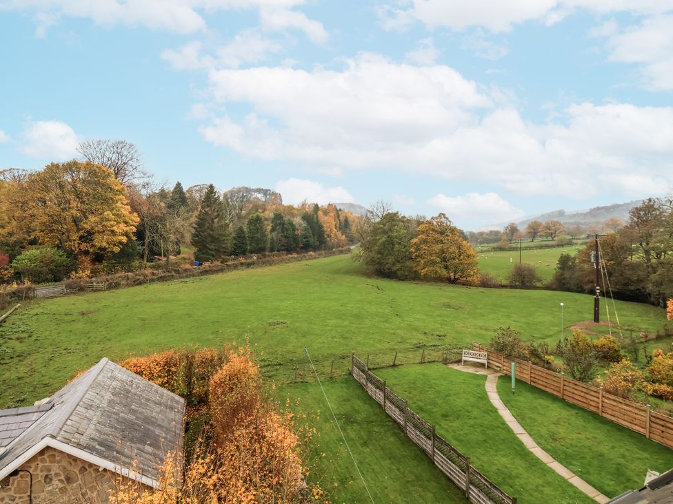 A view of a field and trees at The Old Methodist Chapel Rosedale Abbey
