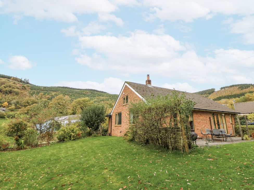 A house with a garden at Geryllan in Rhandirmwyn near Llandovery