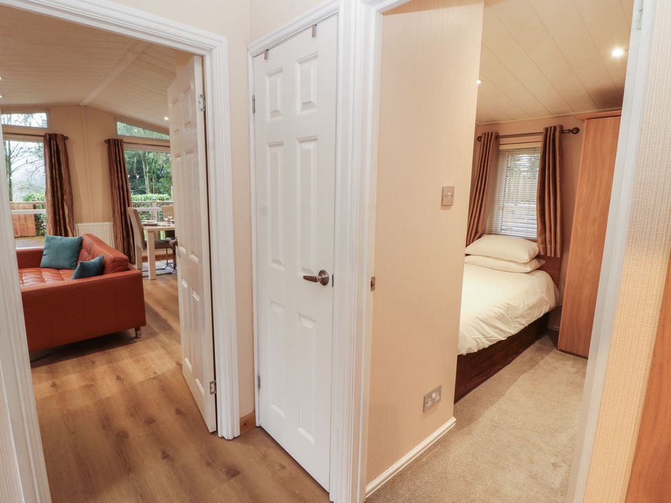 A hallway with a view of a living area and bedroom at Beech Hill Lodge (Beech Hill 9) at Fallbarrow Park, Bowness-on-Windermere