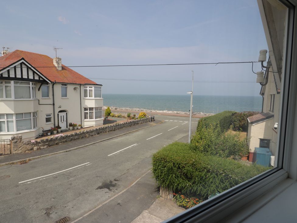 A view of the sea from a house at Roma in Rhos-on-Sea