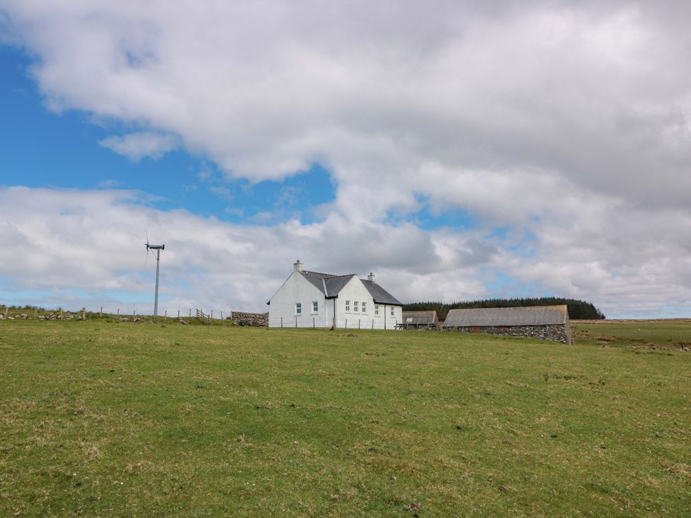 A house and barn in a field at Little Laight in Cairnryan near Stranraer