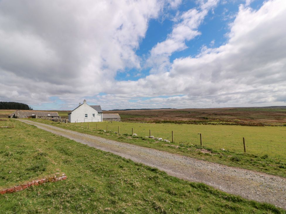 A house beside a gravel road in Cairnryan near Stranraer