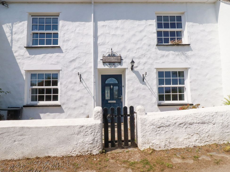The entrance of Penrose Farm Cottage in St Keverne