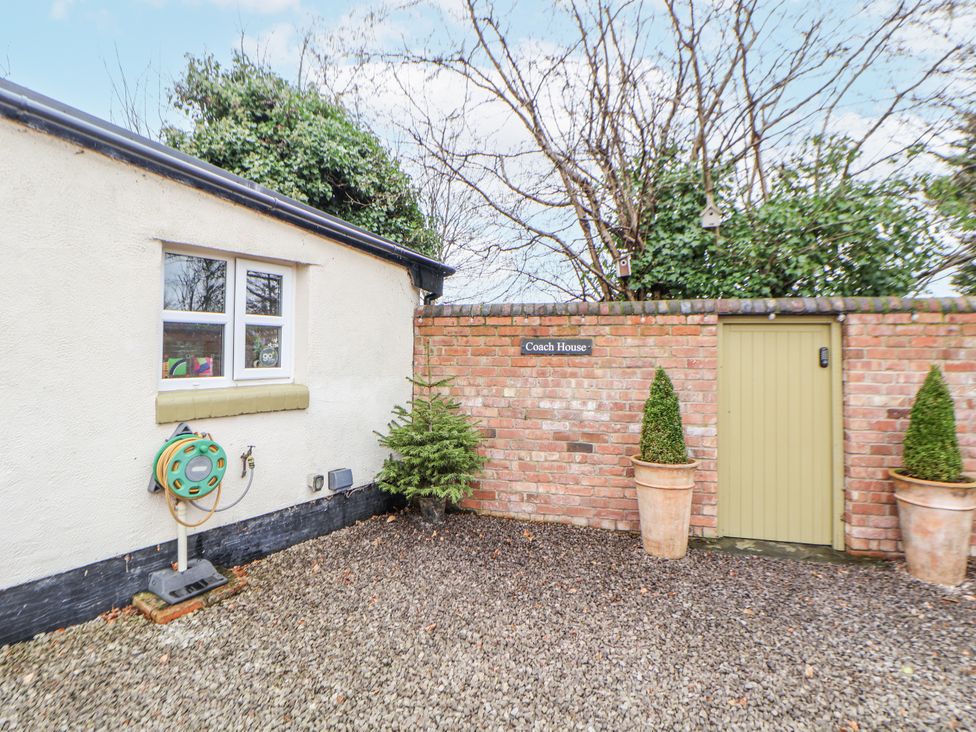 An outdoor view of the Coach House in Prestatyn