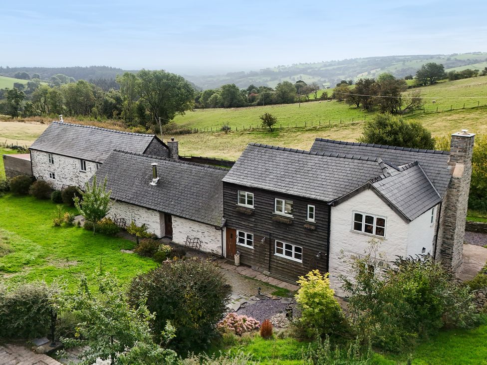 A house with gardens and fields at Pant Dafydd Goch in Llangollen