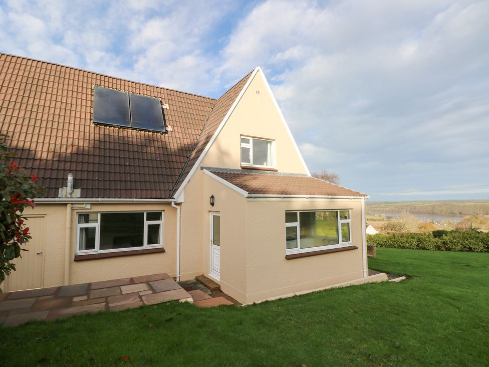 A house with windows and garden at Cherry Trees in Haverfordwest