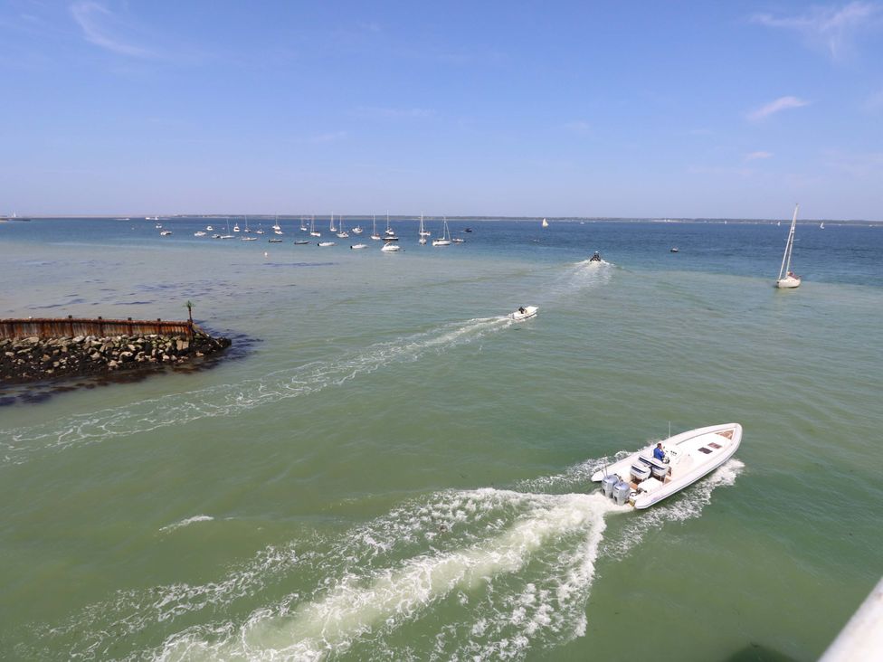 A view of boats in water at Tovah Yarmouth